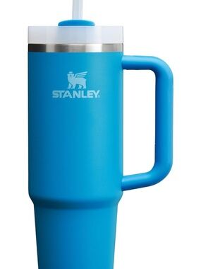Stanley quencher 30 oz Bright Blue Insulated Mug with Handle and Straw Lid